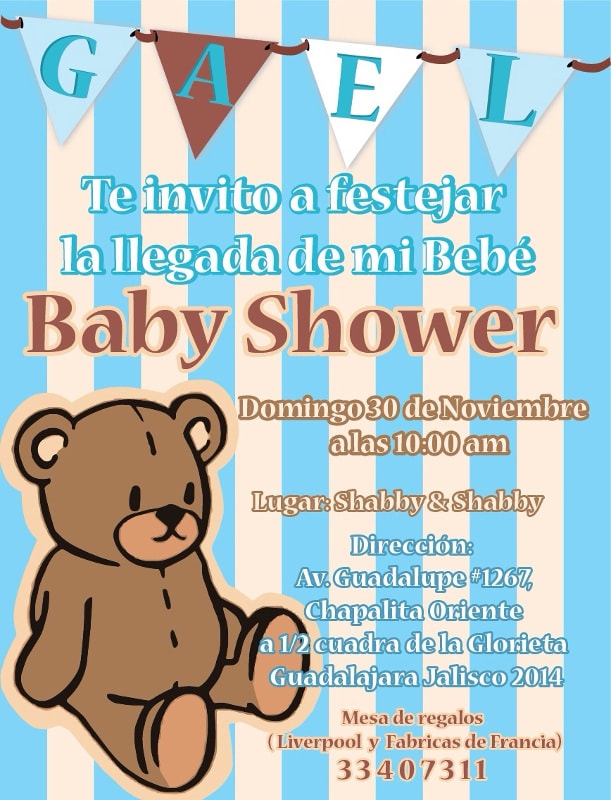 invitaciones baby shower